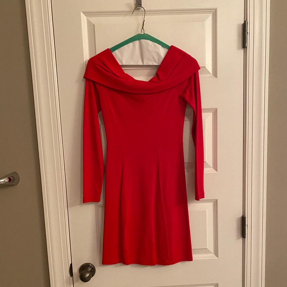 French Connection Dress Red. Size 4 US